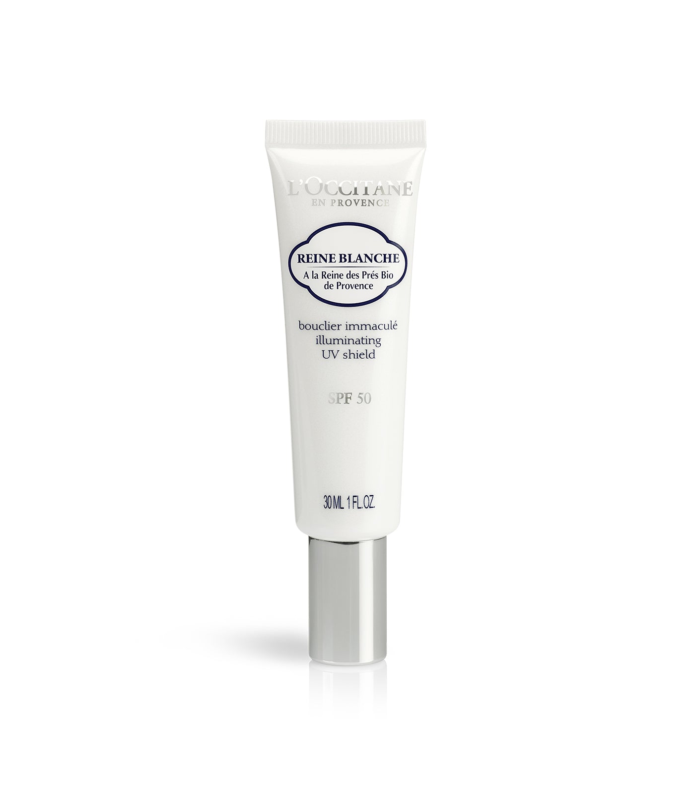 l'occitane reine blanche illuminating uv shield