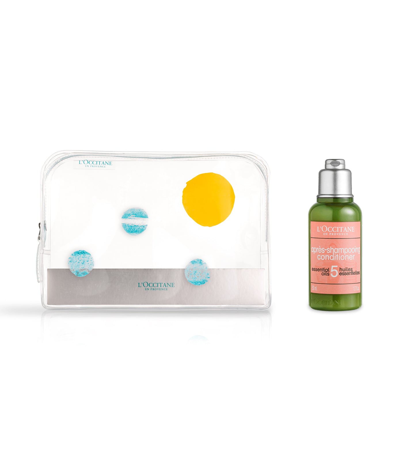 L'Occitane Free Travel Pouch and Aromachologie Repairing Conditioner