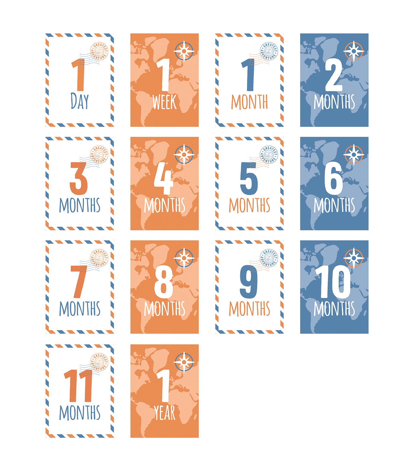 lulujo milestone blanket - greatest adventure
