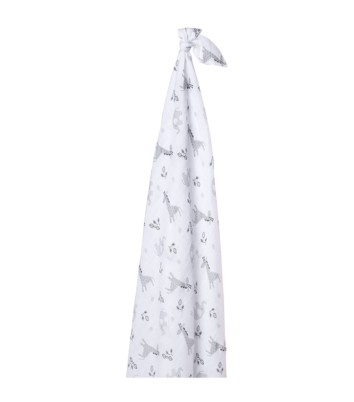 lulujo cotton muslin swaddling blanket (single) - afrique