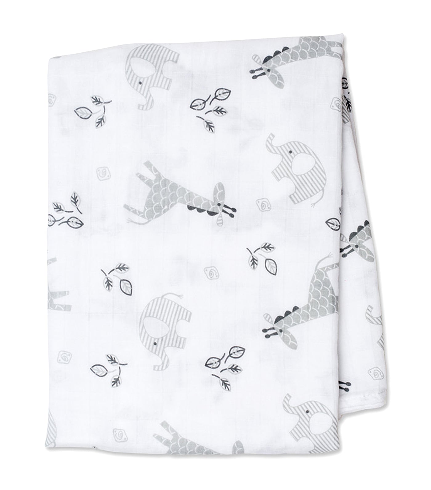 lulujo cotton muslin swaddling blanket (single) - afrique