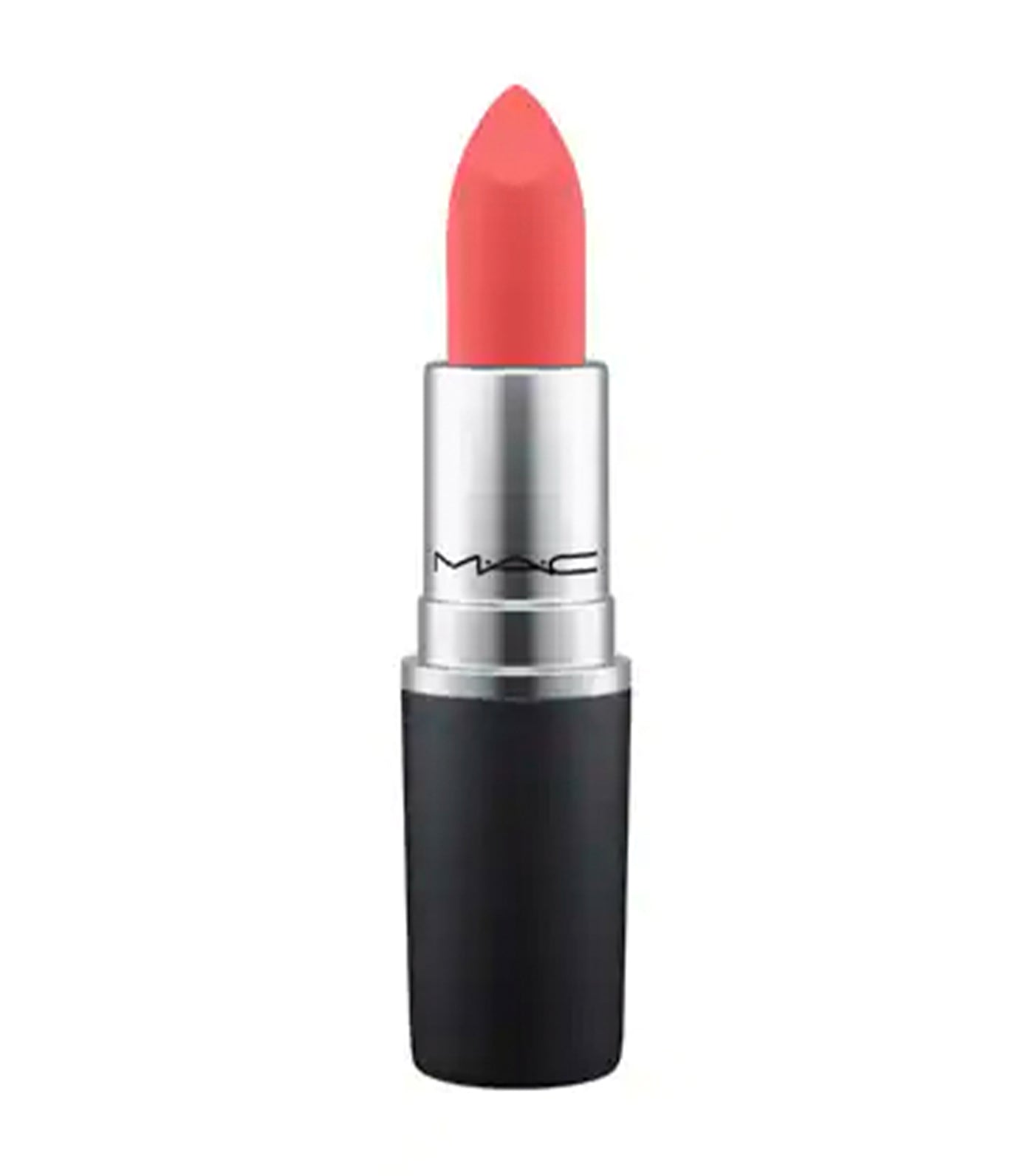MAC Cosmetics Powder Kiss Lipstick sheer outrage
