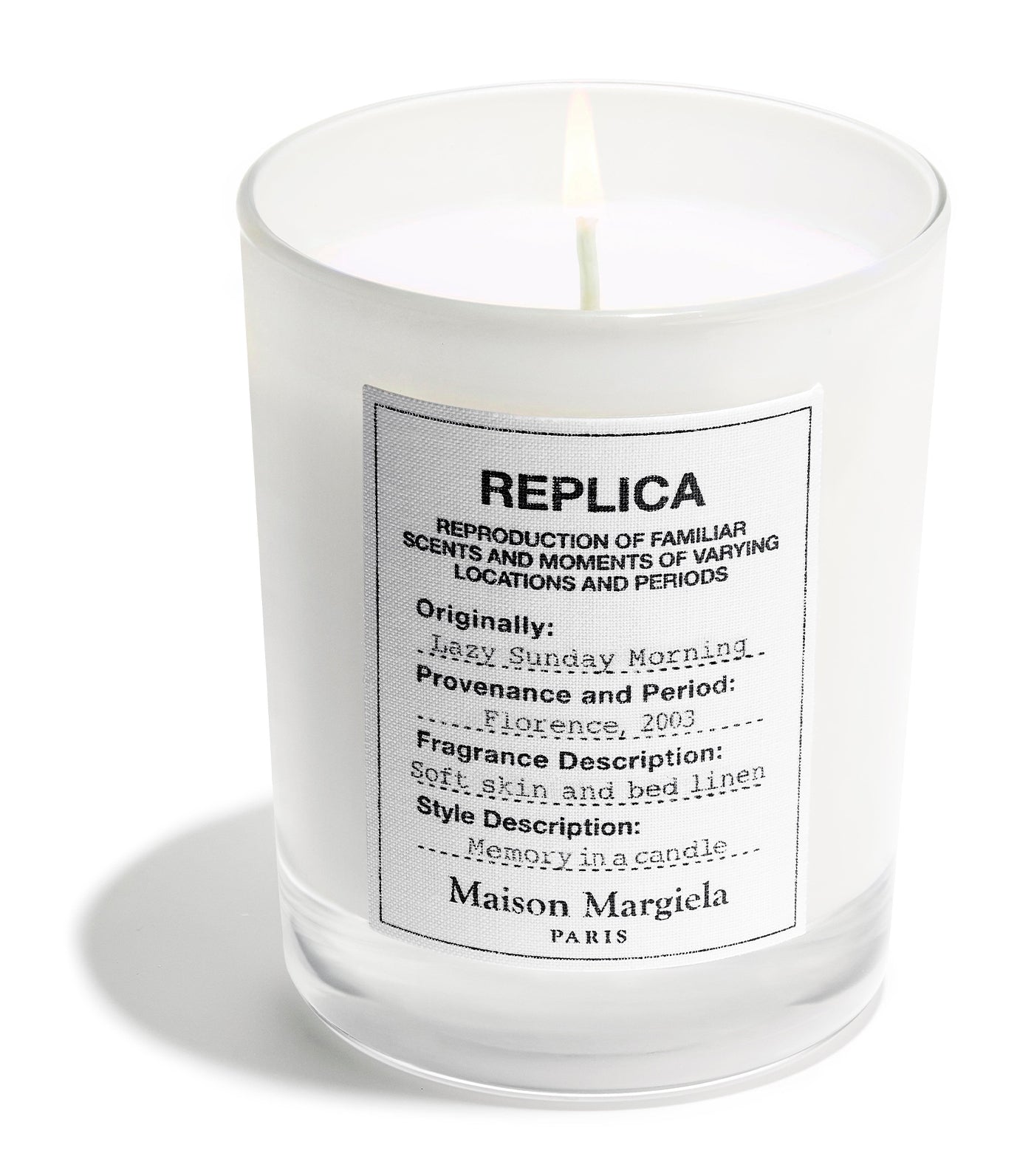 Replica Lazy Sunday Morning Candle