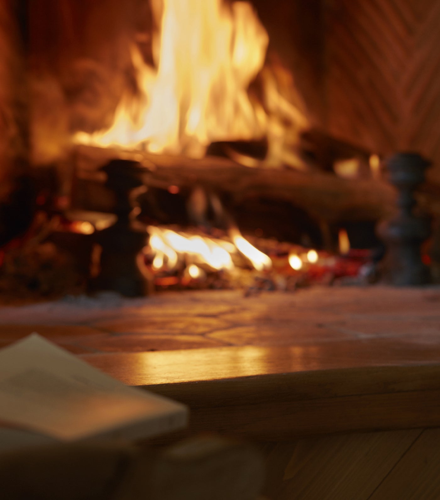 Replica By The Fireplace Candle