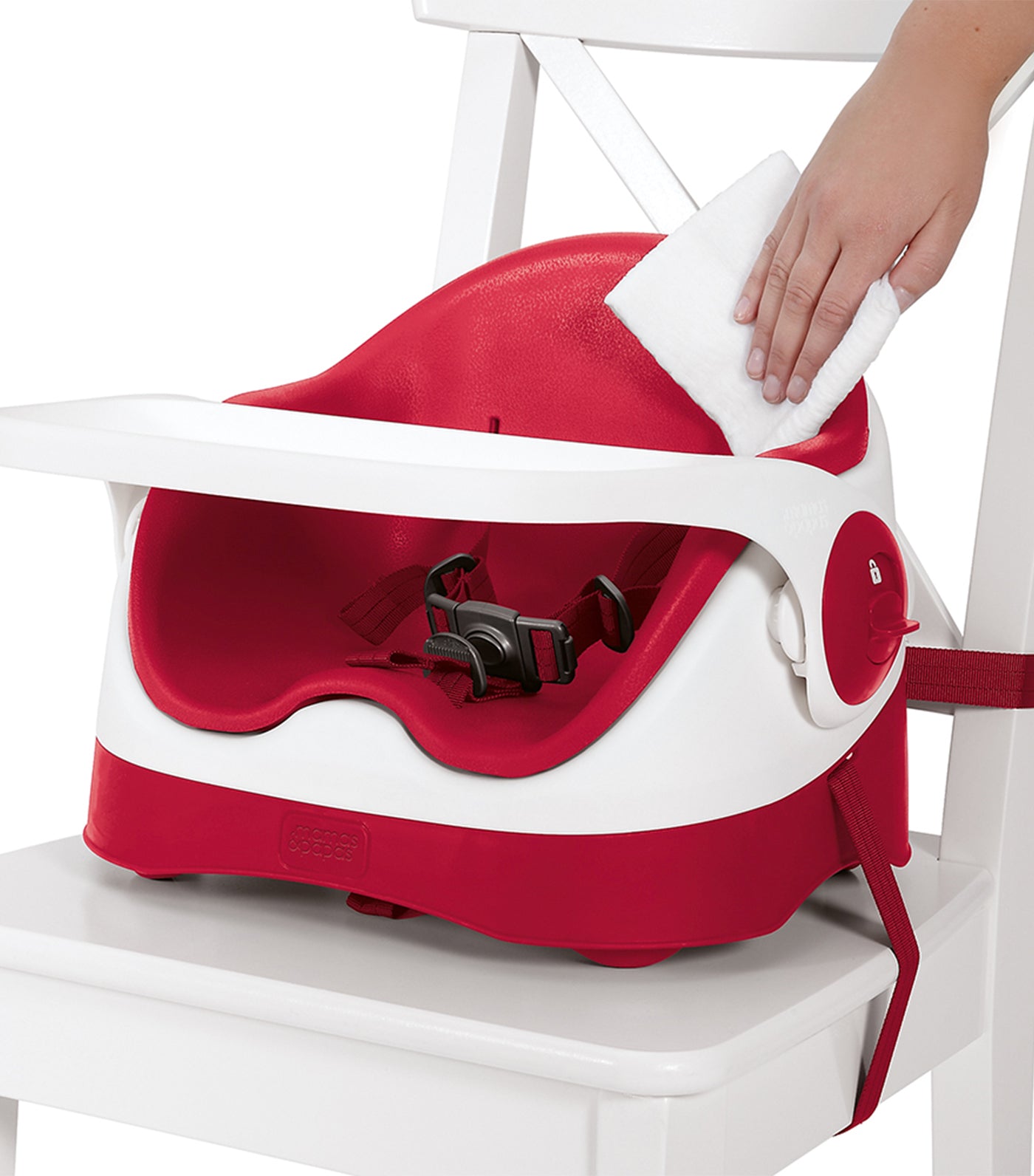 mamas & papas red baby bud booster seat