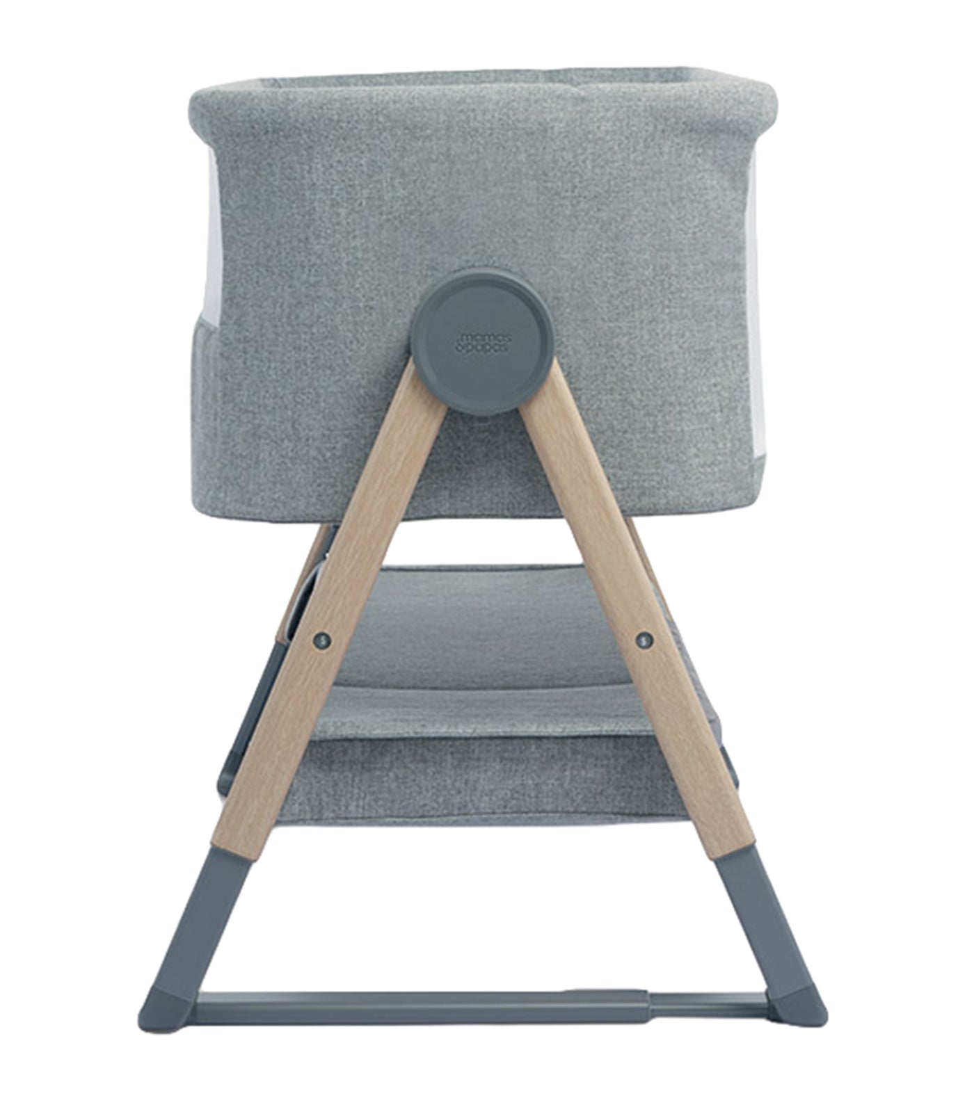 Lua Bedside Crib - Gray