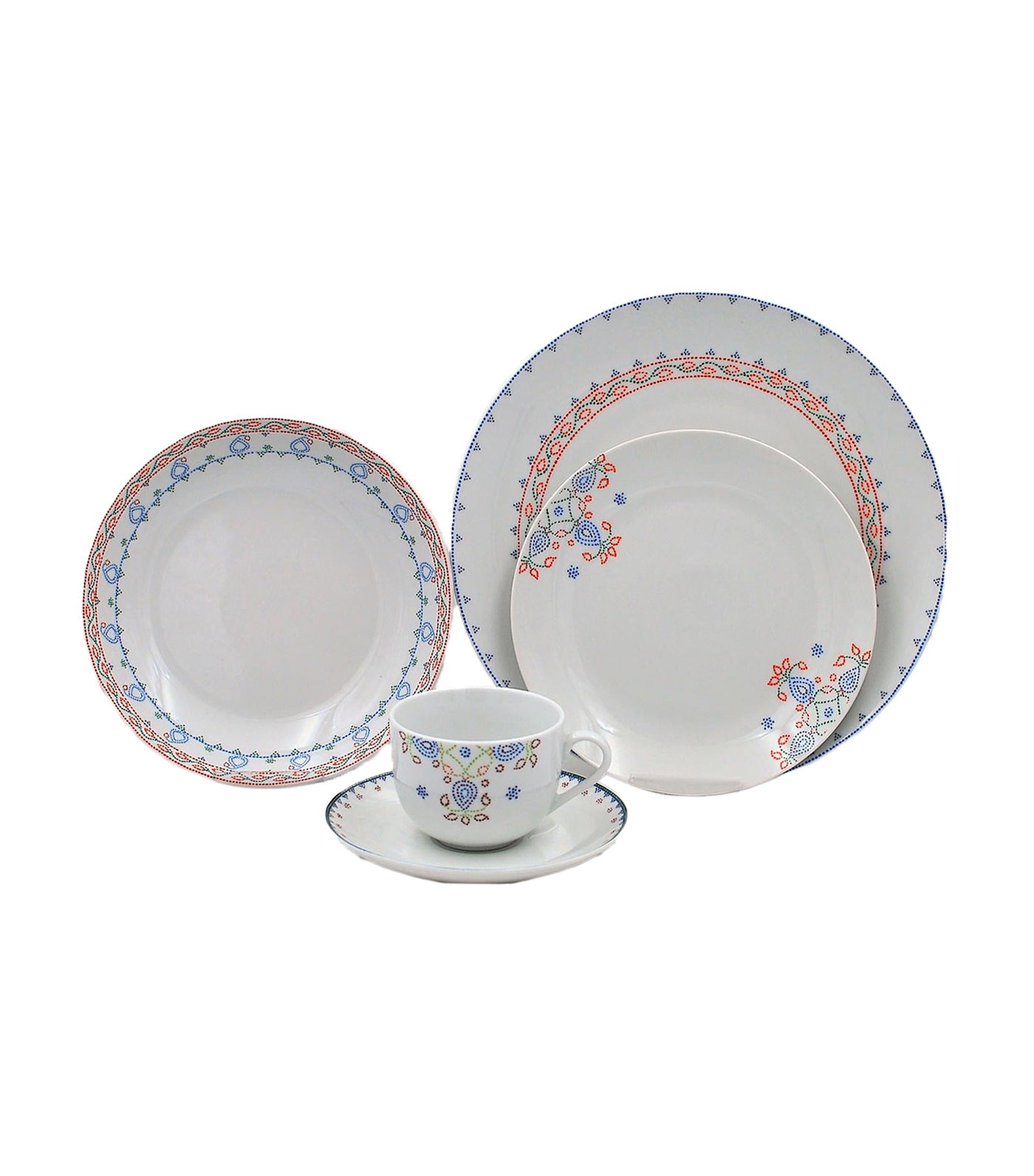 multiple choice 30-piece dinner set porcelain - lure