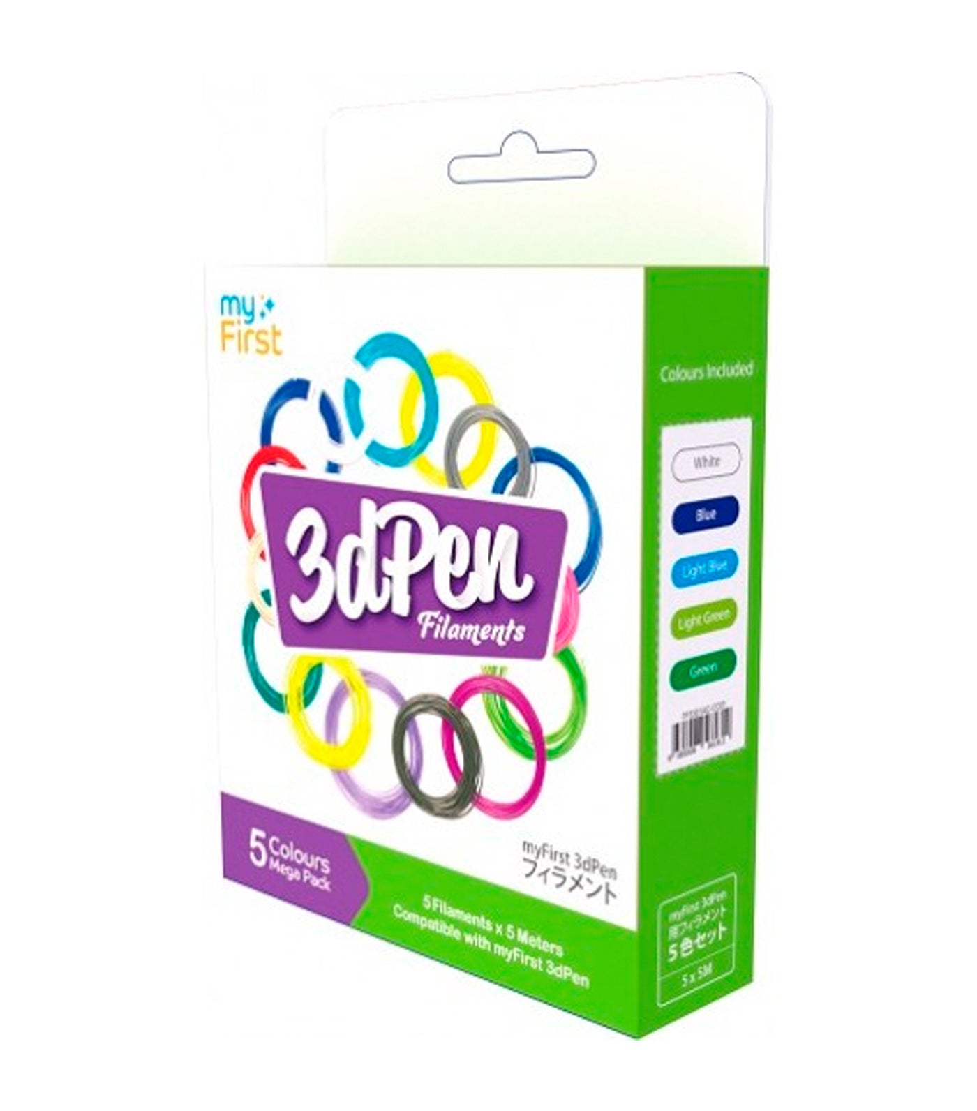 myfirst 3d pen filaments - cold colors