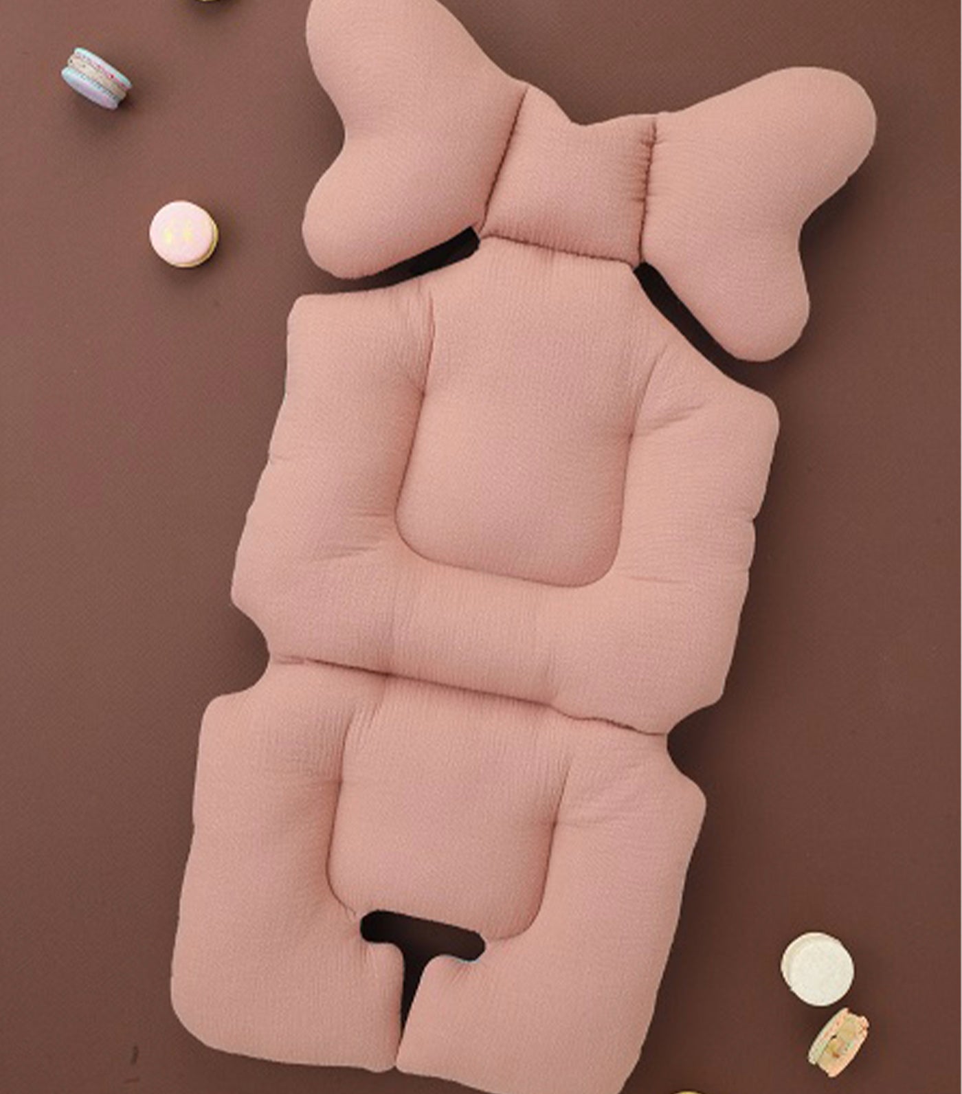 Baby Stroller Liner - Macaroon Rose Petal