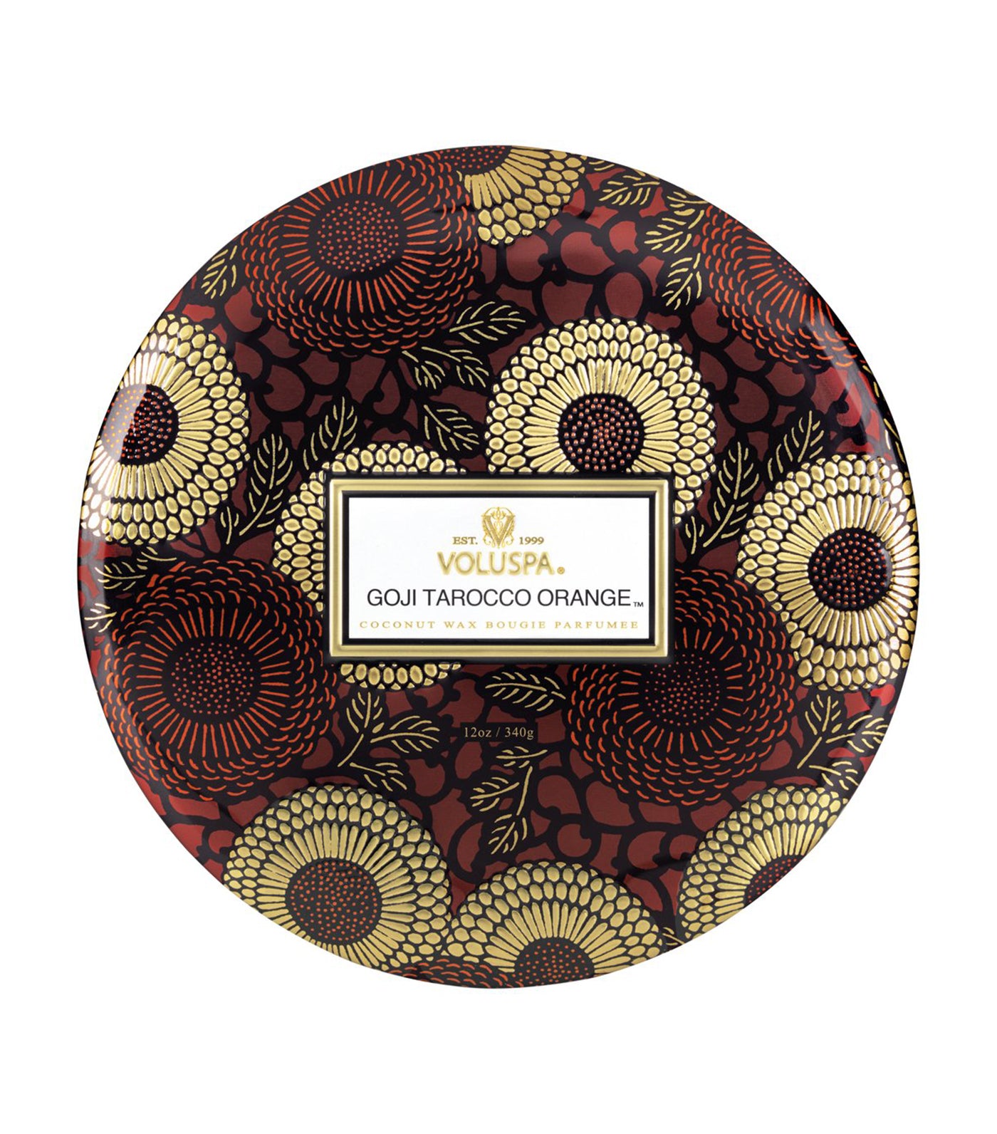 voluspa goji tarocco orange - 3 wick tin candle