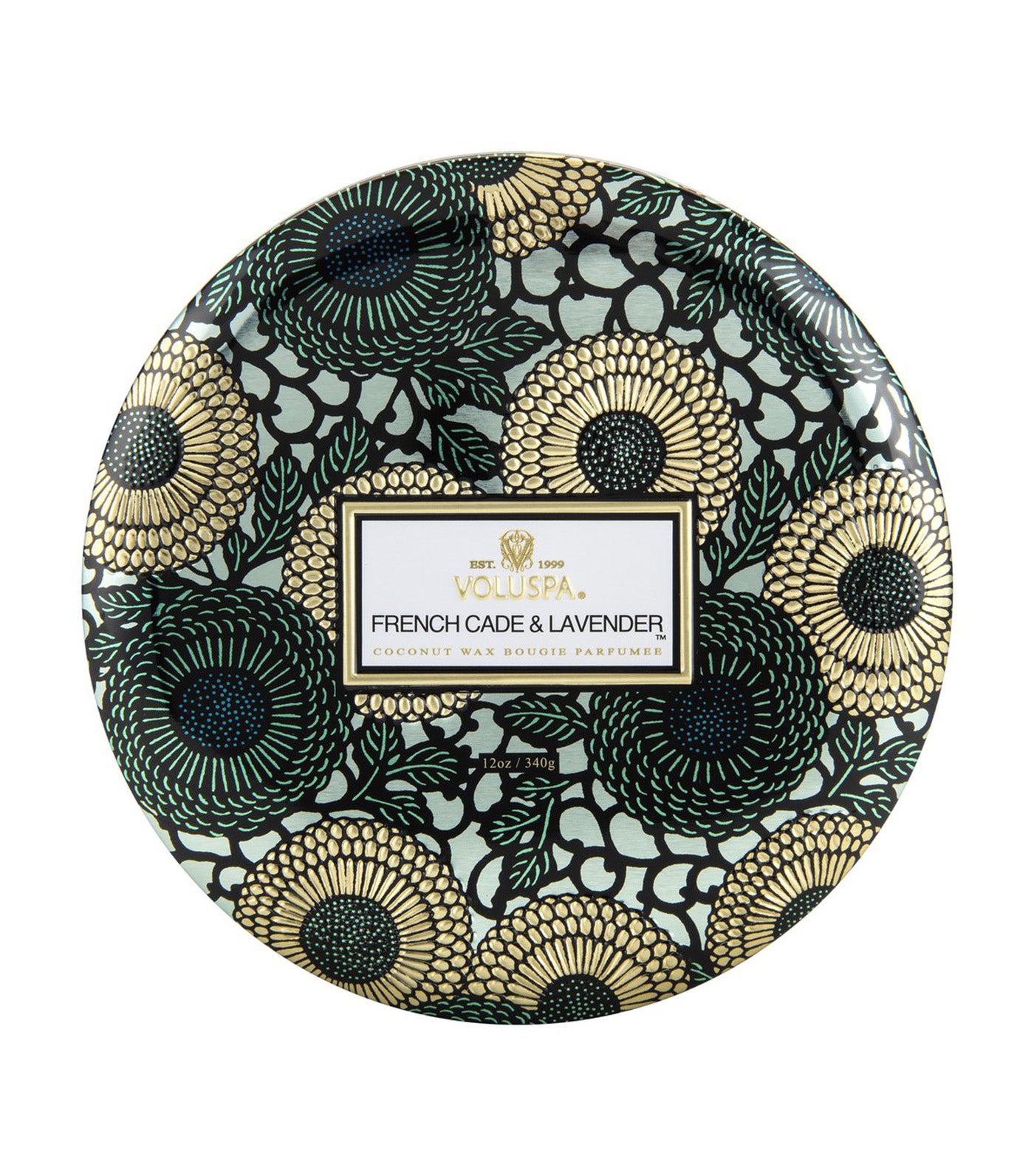 voluspa french cade lavender - 3 wick tin candle