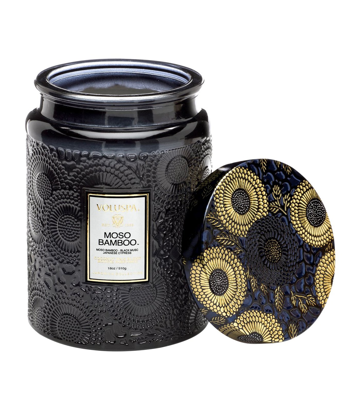 voluspa moso bamboo - large jar candle