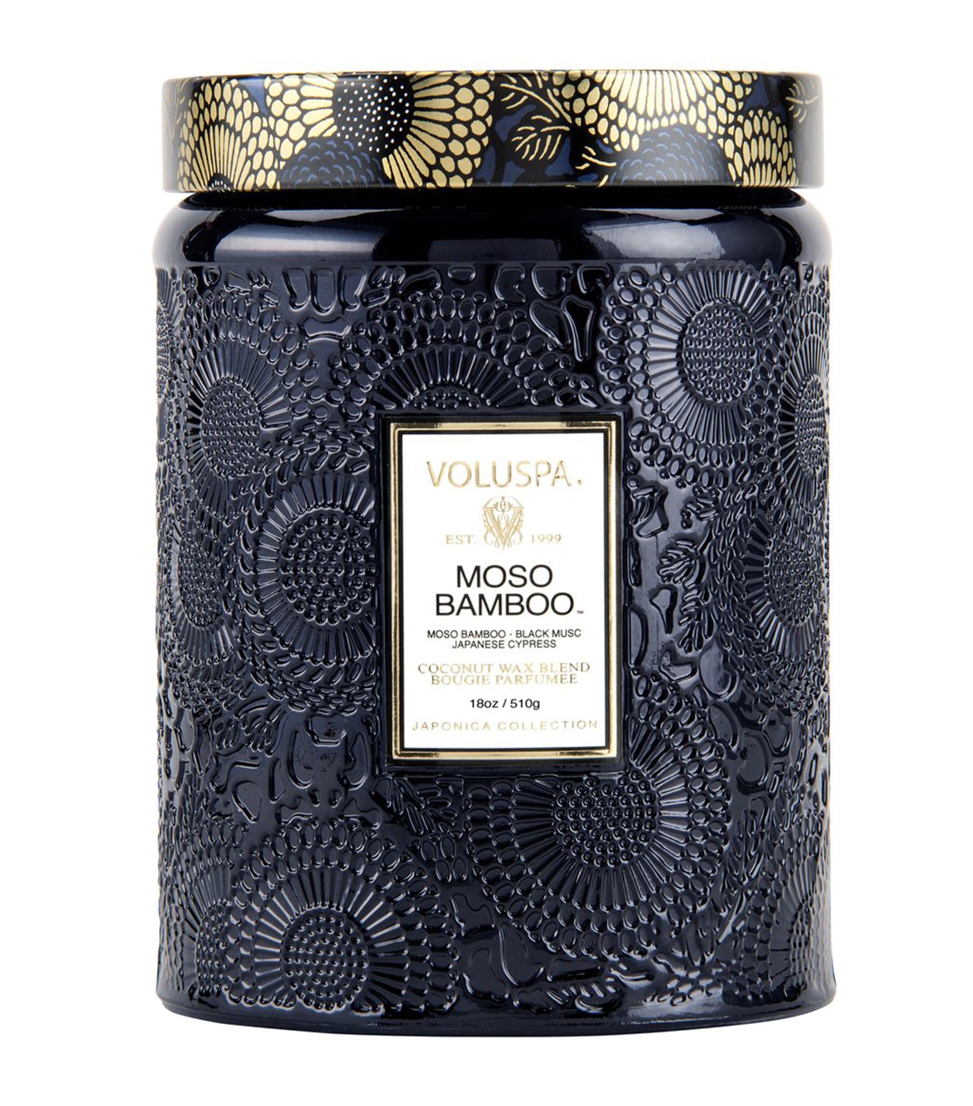voluspa moso bamboo - large jar candle