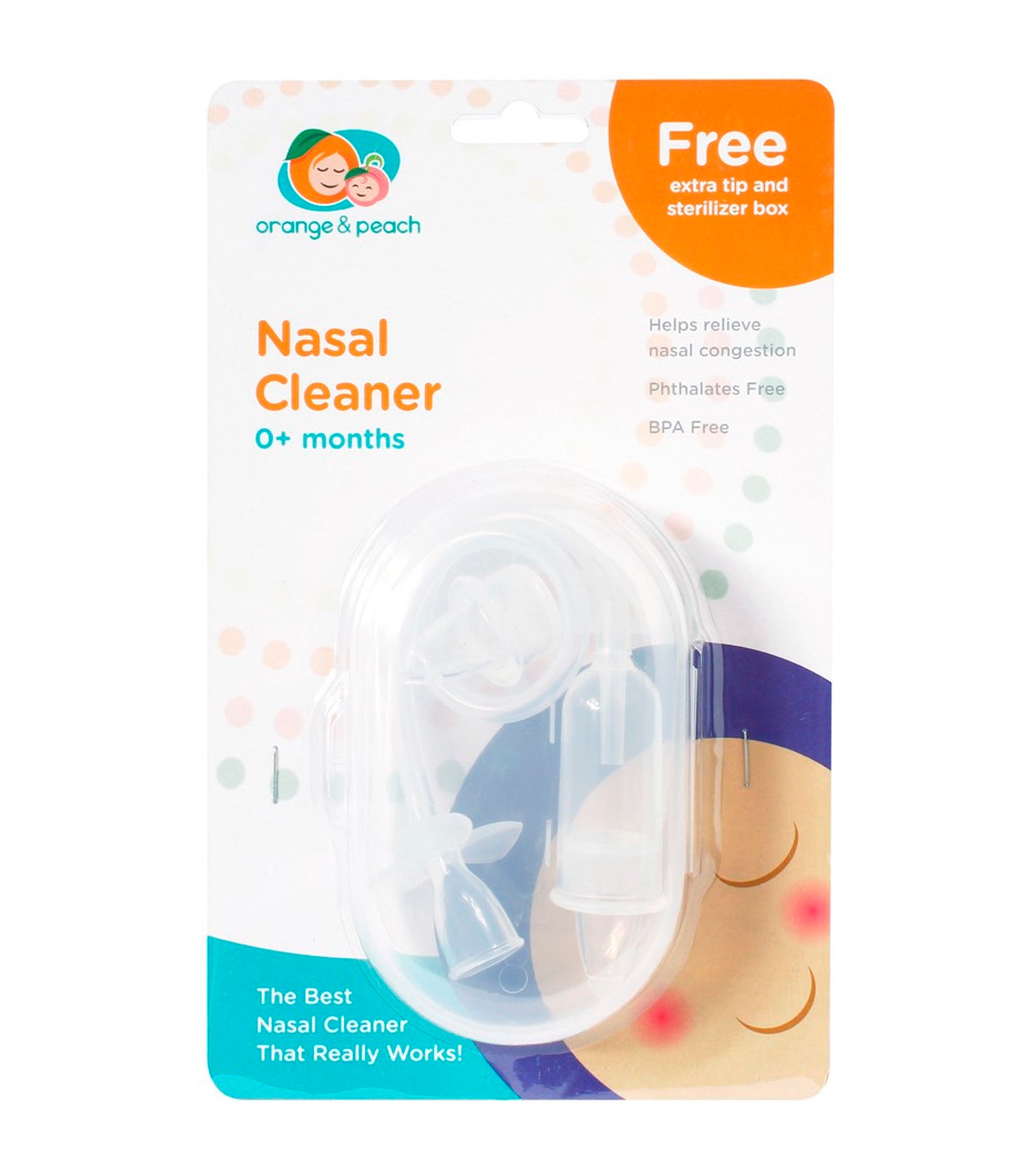 orange and peach nasal cleaner