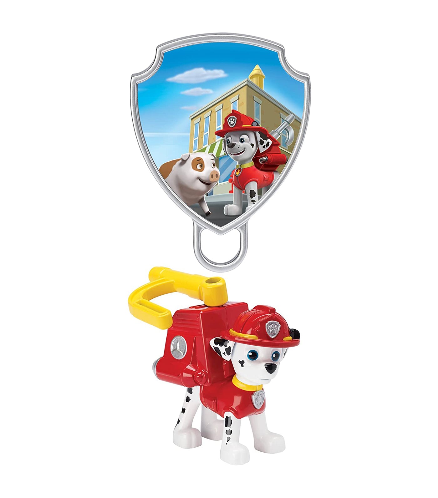 paw patrol transforming backpack - marshall