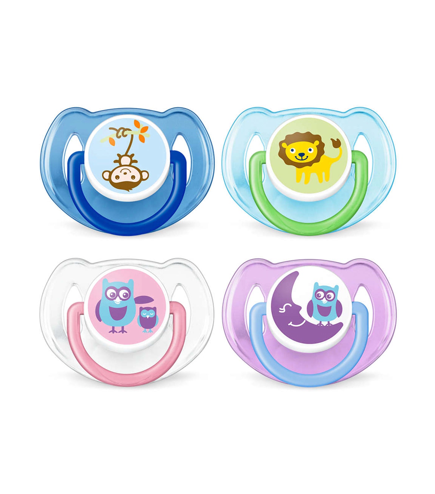 philips avent classic pacifier (6-18m) - assorted