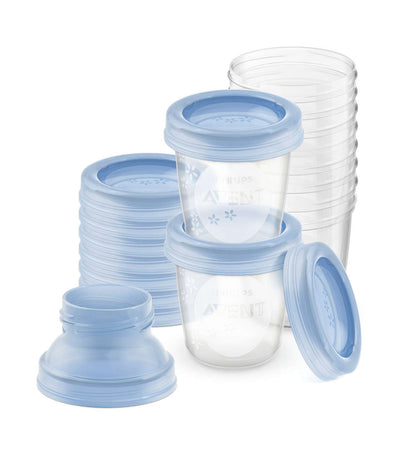 philips avent breastmilk storage cups