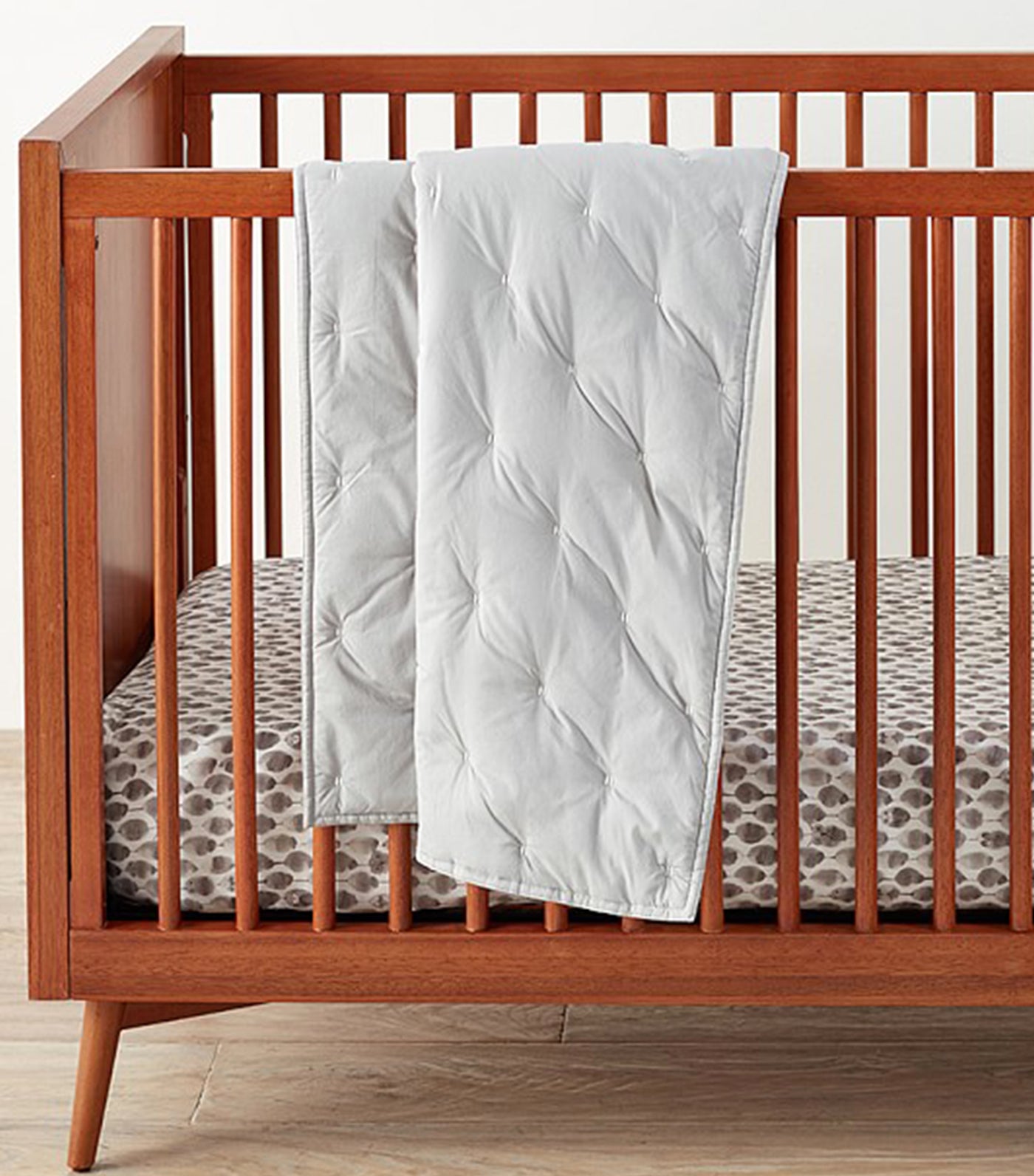 west elm x pbk platinum washed cotton toddler quilt