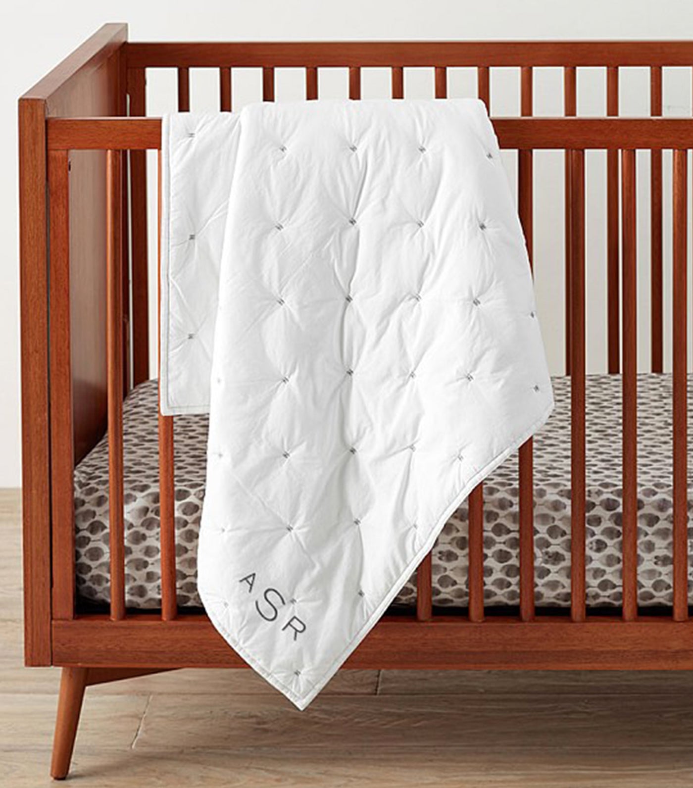 west elm x pbk white washed cotton toddler quilt