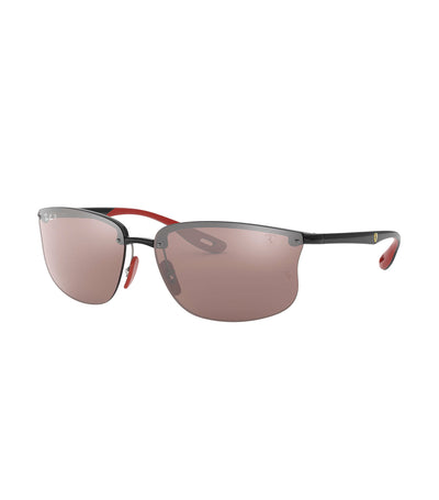 Ferrari Active Sunglasses 63 Polarized Red Mirror