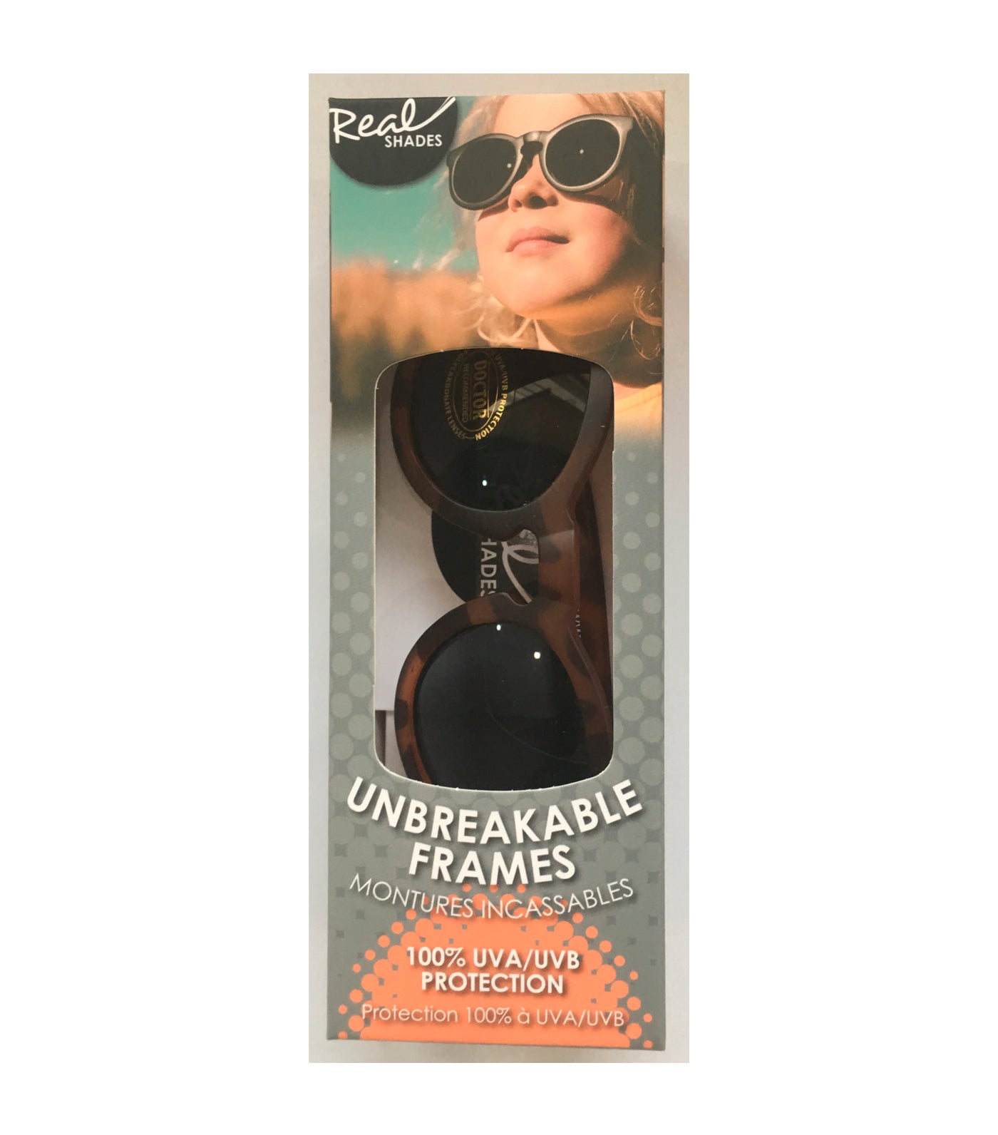 real shades matte black toddler chill (2-4 years old)