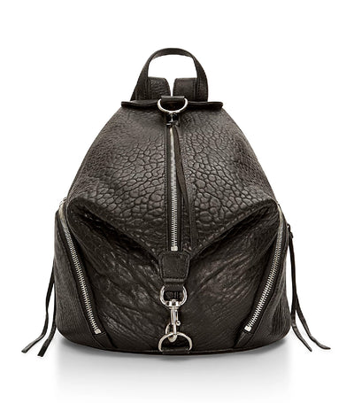 rebecca minkoff julian leather backpack black