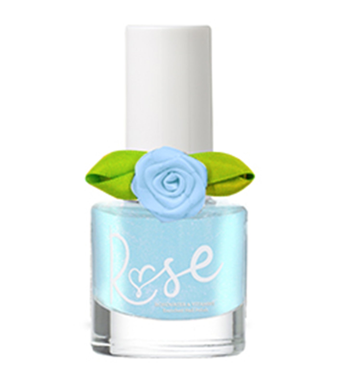 rose light blue peel-off nail polish - sic