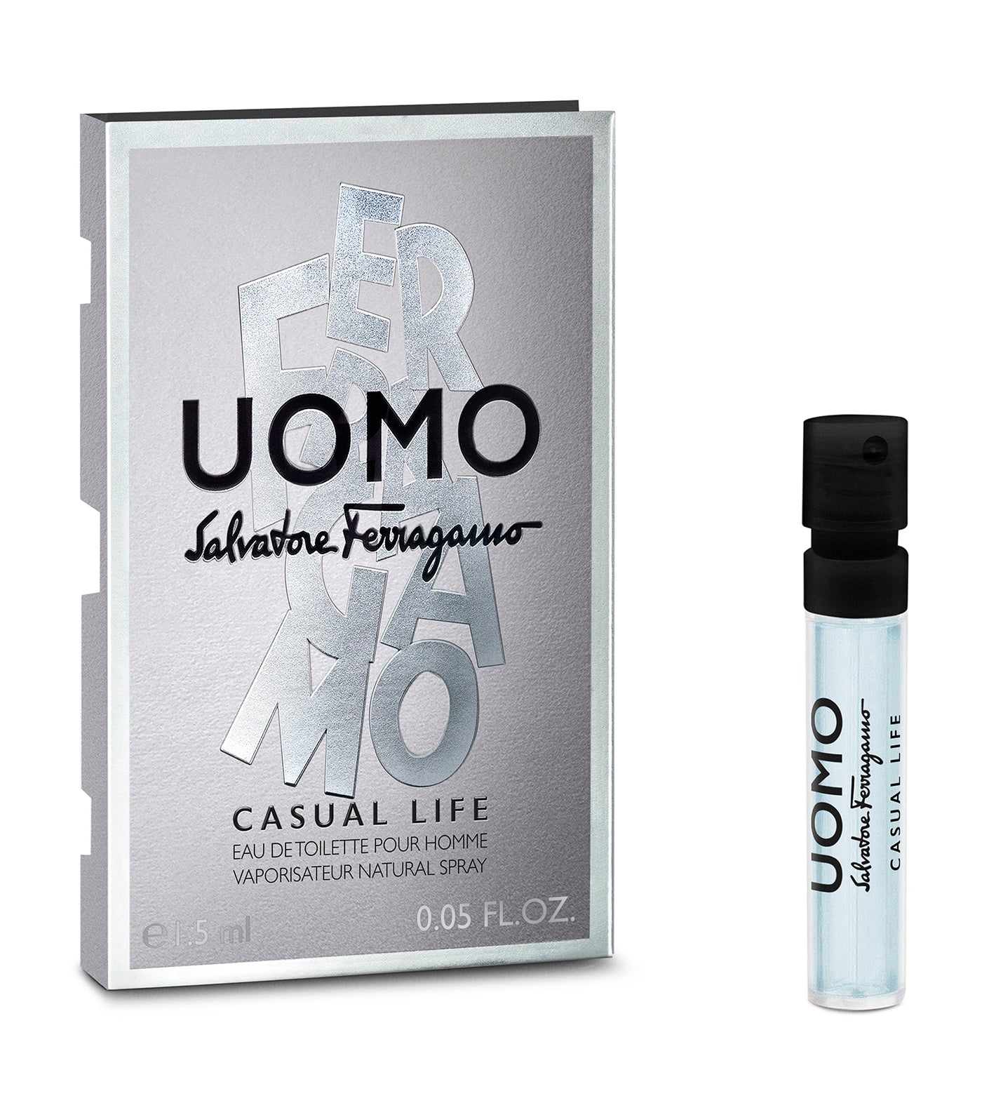 Free UOMO Salvatore Ferragamo Casual Life Eau de Toilette Vial