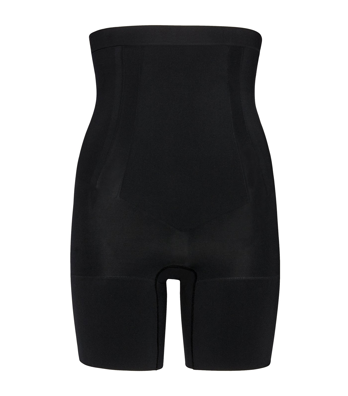 spanx oncore hi-waist mid-thigh short black