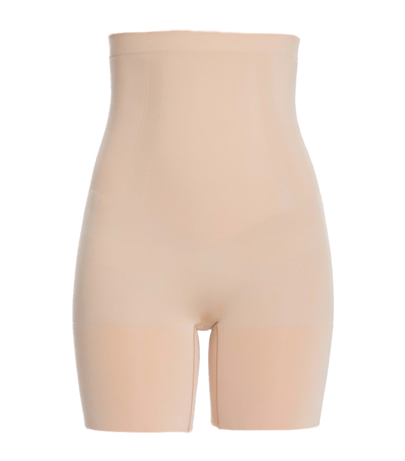 spanx oncore mid-thigh short nude