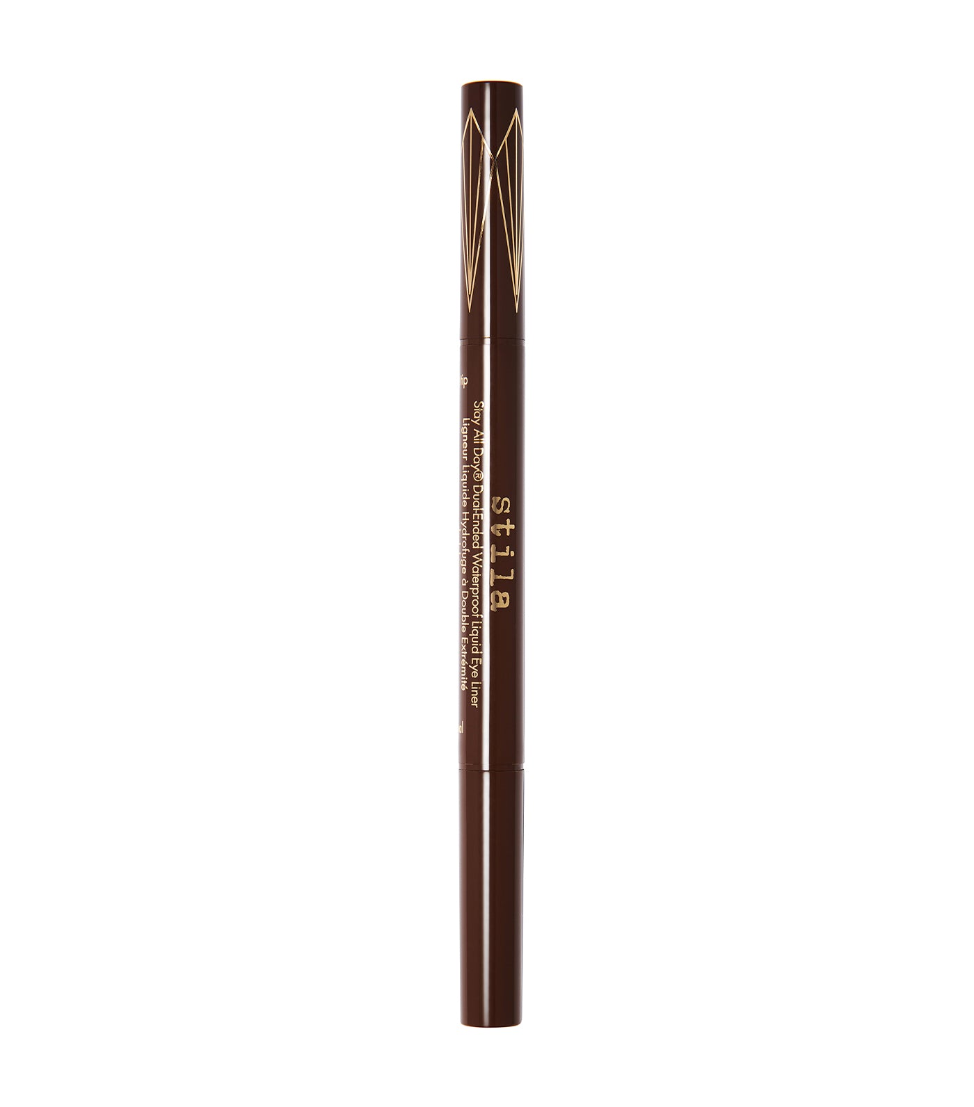 Stila Stay All Day Dual-Ended Waterproof Liquid Eye Liner D BROWN