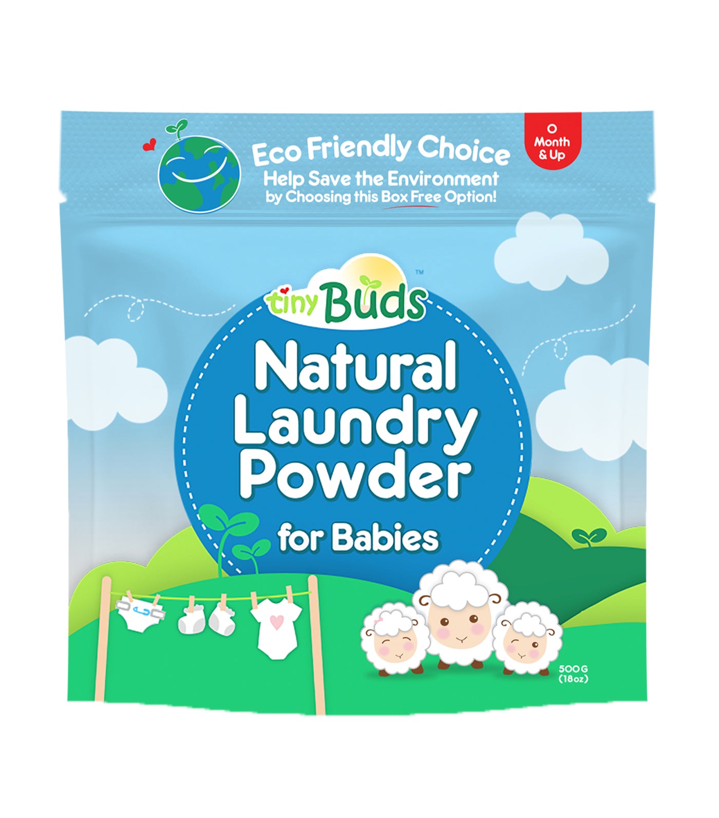 Natural Laundry Powder for Babies 500g