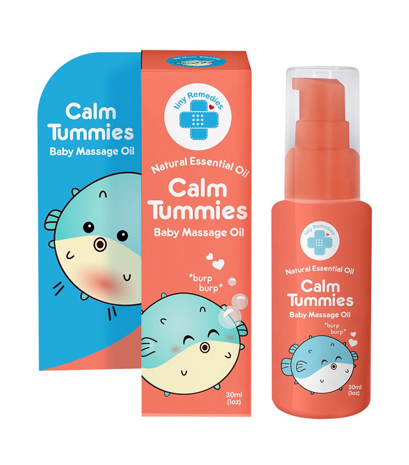 tiny buds calm tummies baby massage oil 30ml
