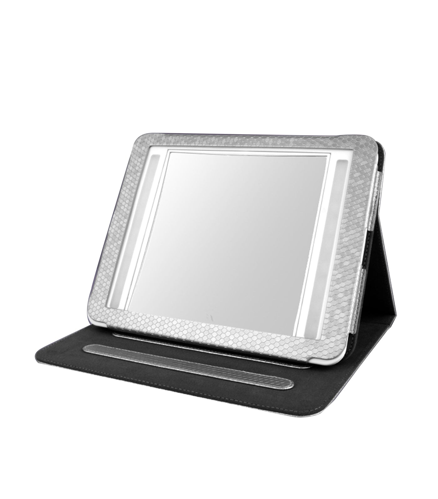 Vanitibasics Double-Sided Bright Illuminated LED Mirror with Leather Case