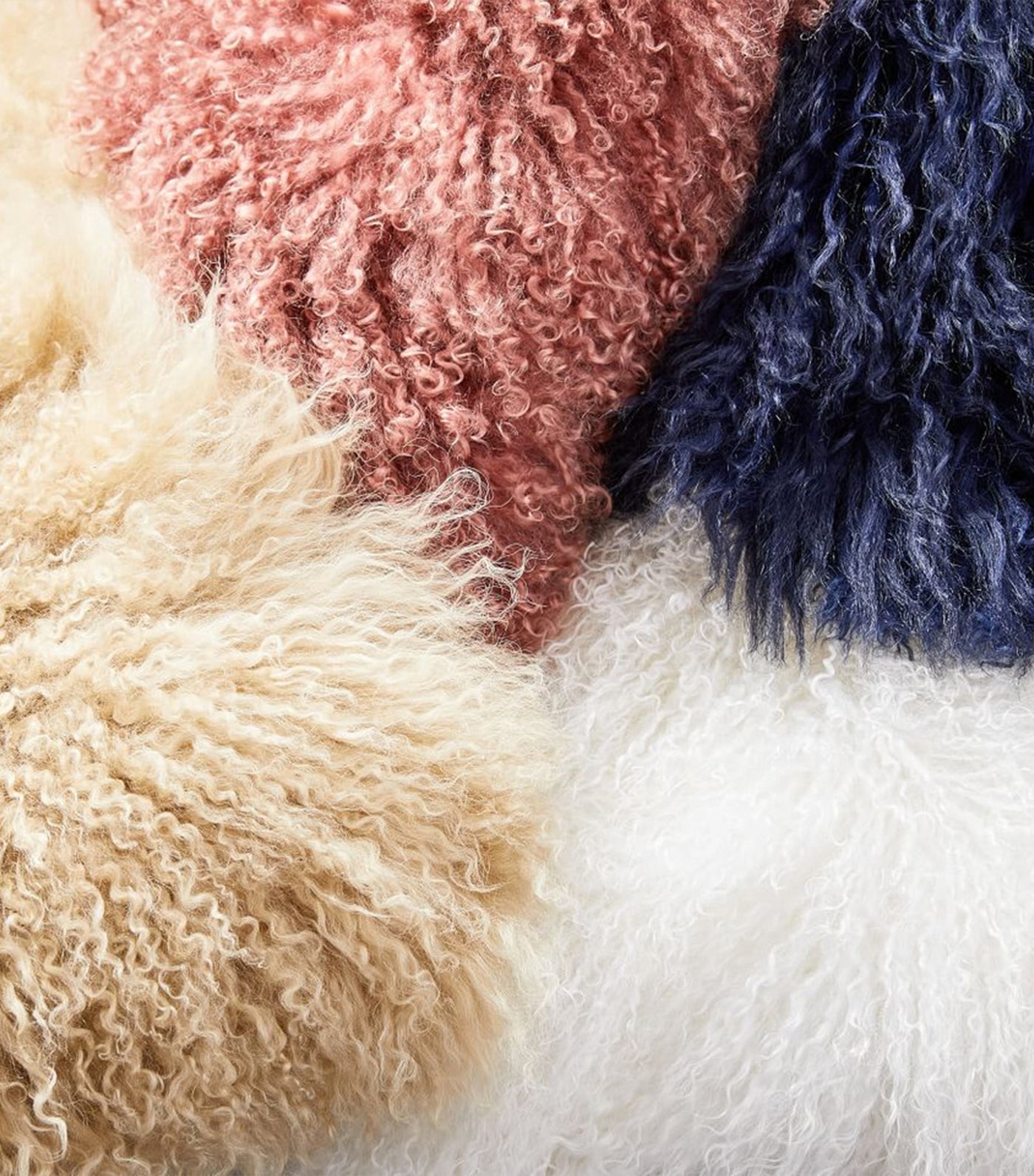 Mongolian Lamb Pillow Cover 16x16