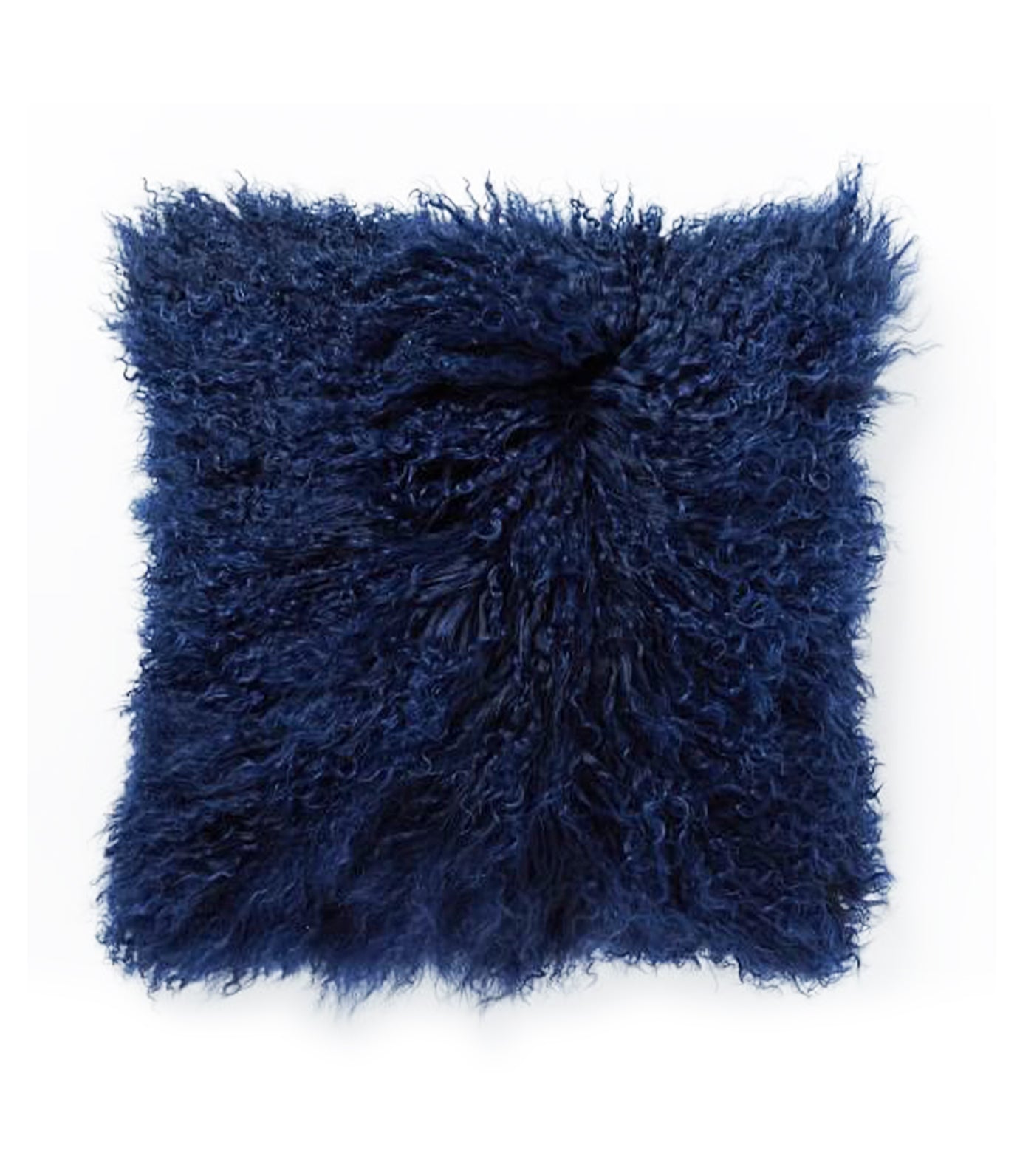 west elm velvet ink mongolian lamb pillow cover 16x16