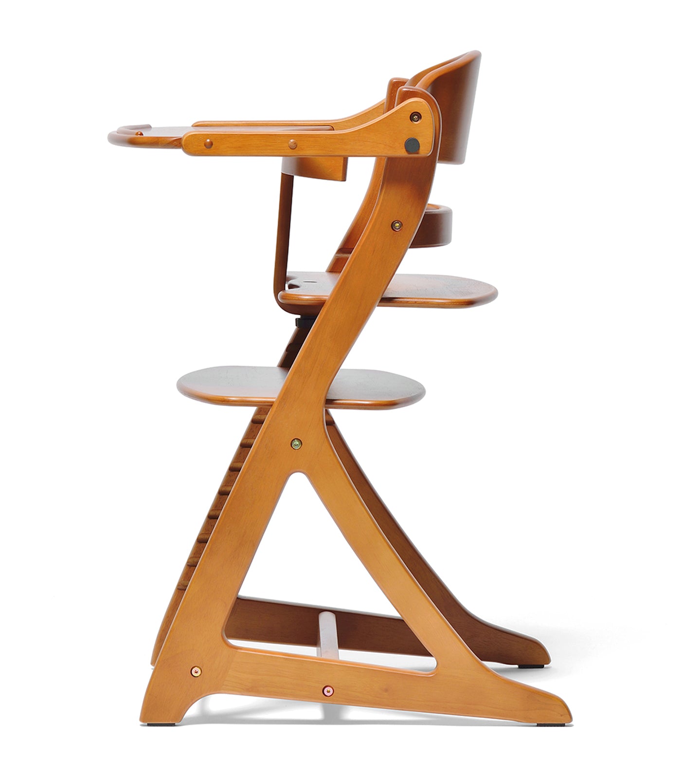 Sukusuku+ Wooden High Chair - Light Brown
