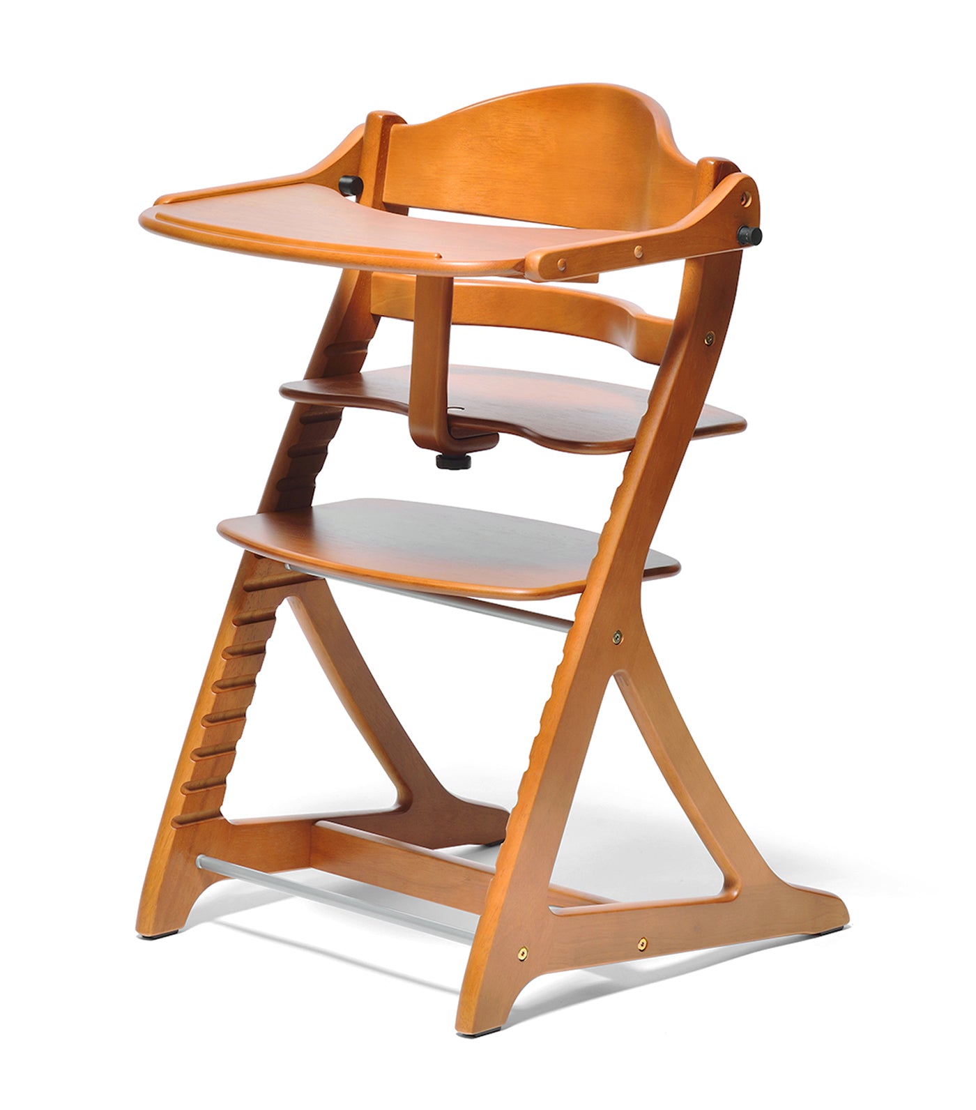 Sukusuku+ Wooden High Chair - Light Brown