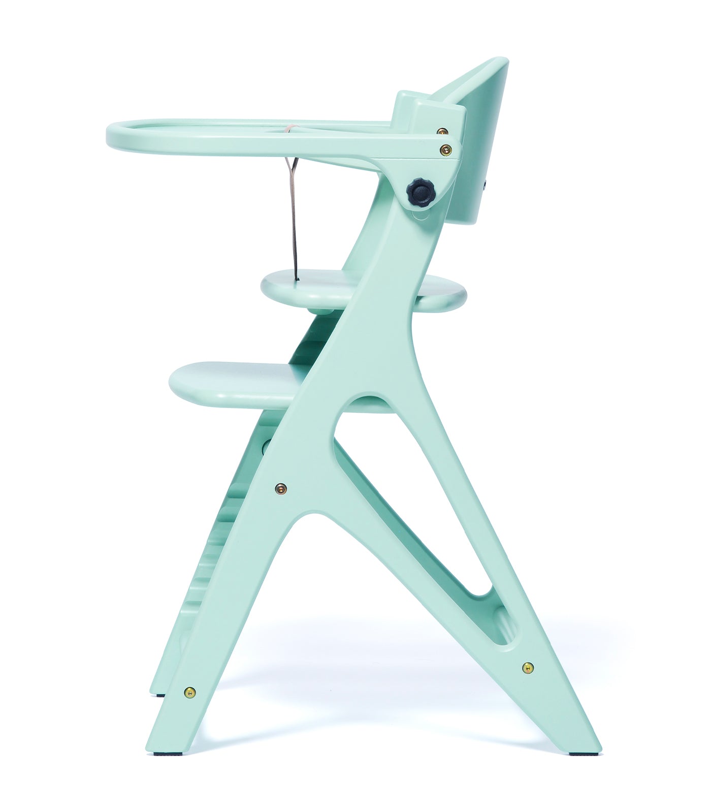 Affel Wooden High Chair - Herb Green