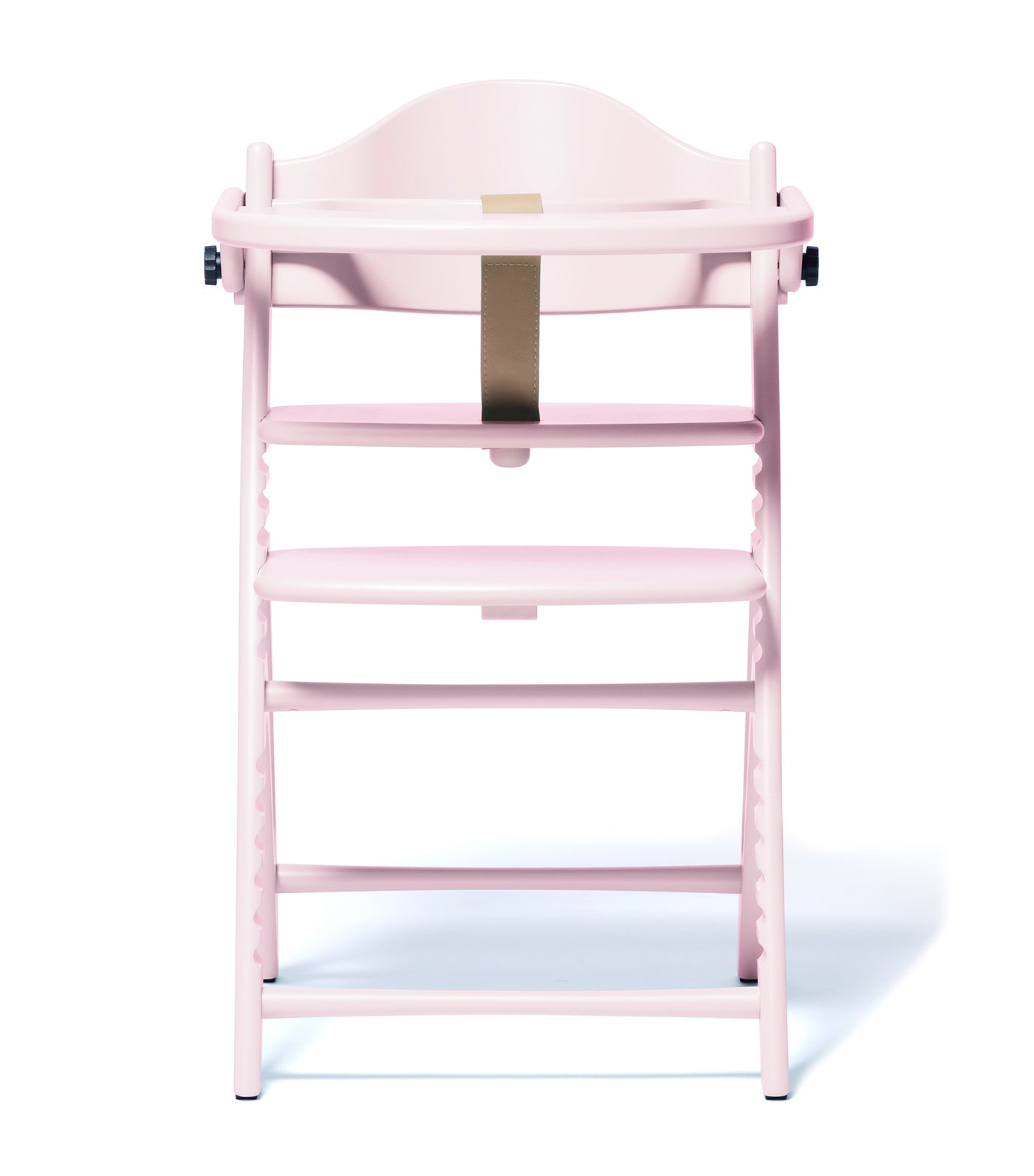 Affel Wooden High Chair - Milky Pink