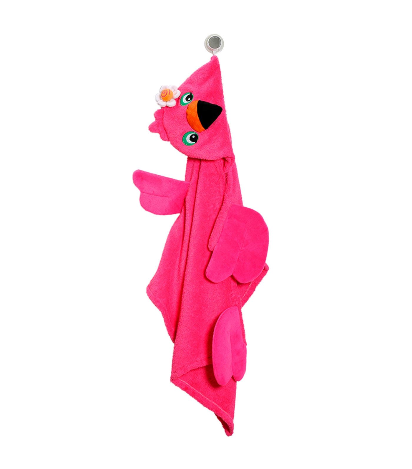 zoocchini hooded towel - fanny the flamingo