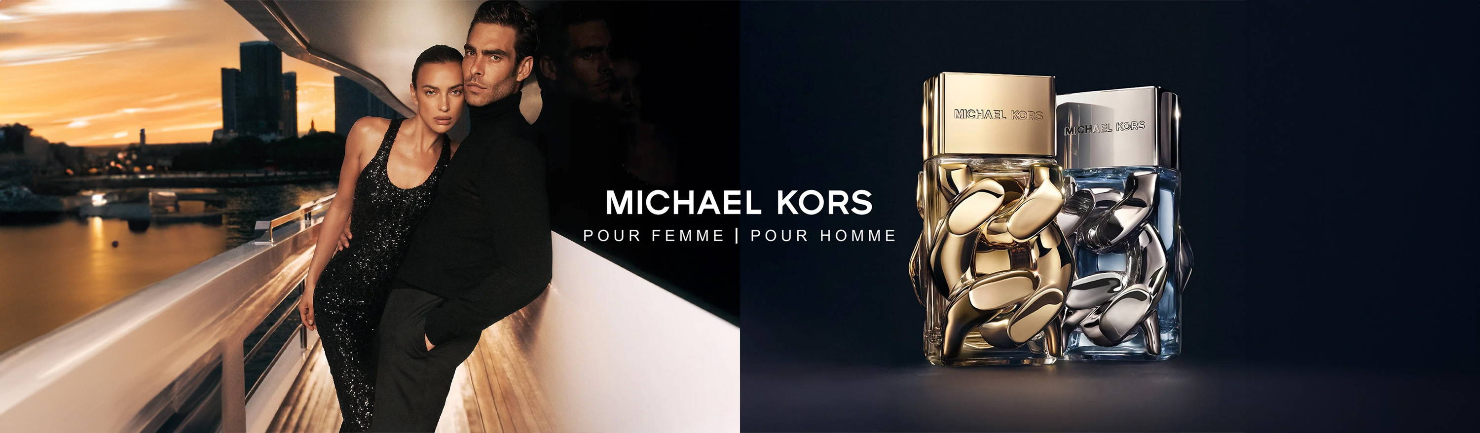 Michael Kors: Bold sensuality, chain-linked for him & her