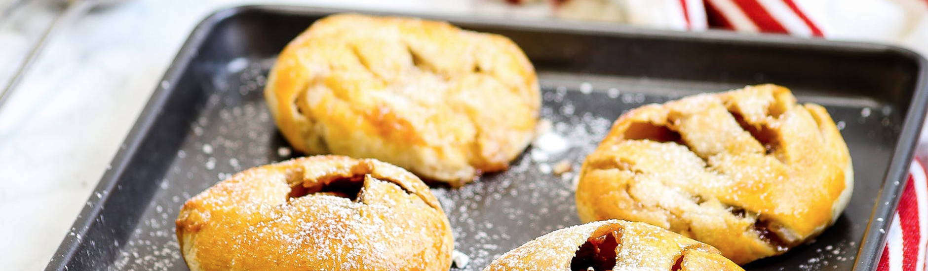 Sour Cherry and Apple Eccles Cakes