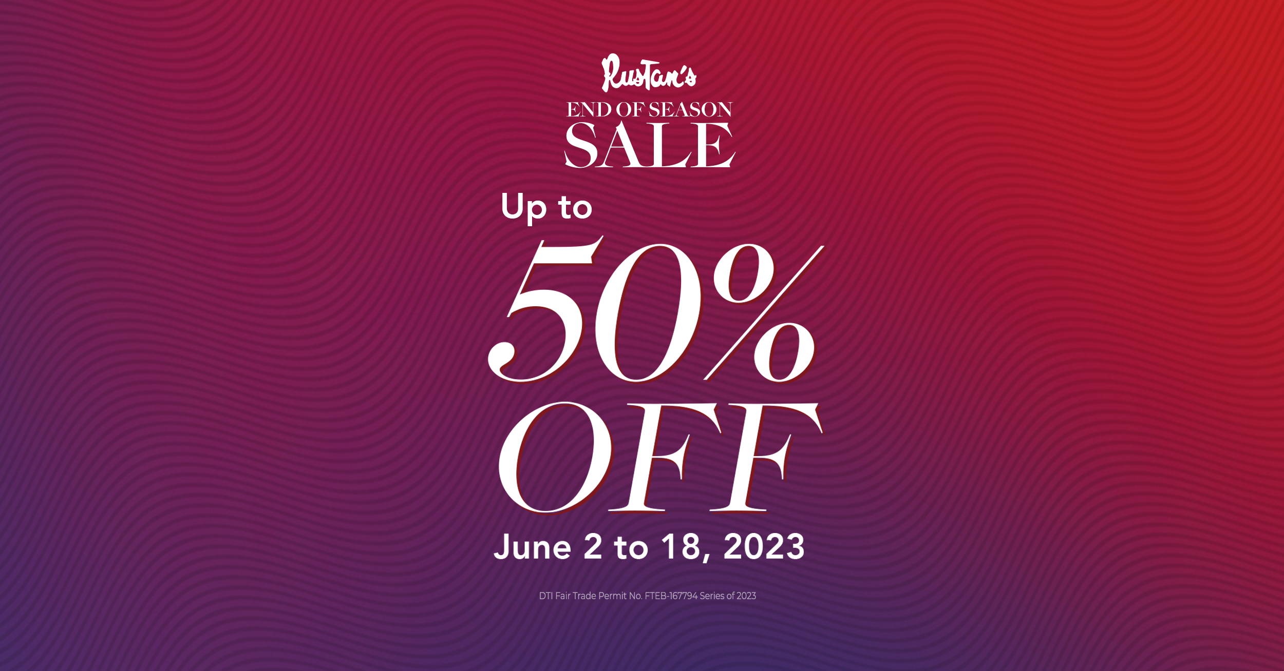 Rustan's End of Season Sale: Online Deals and Offers