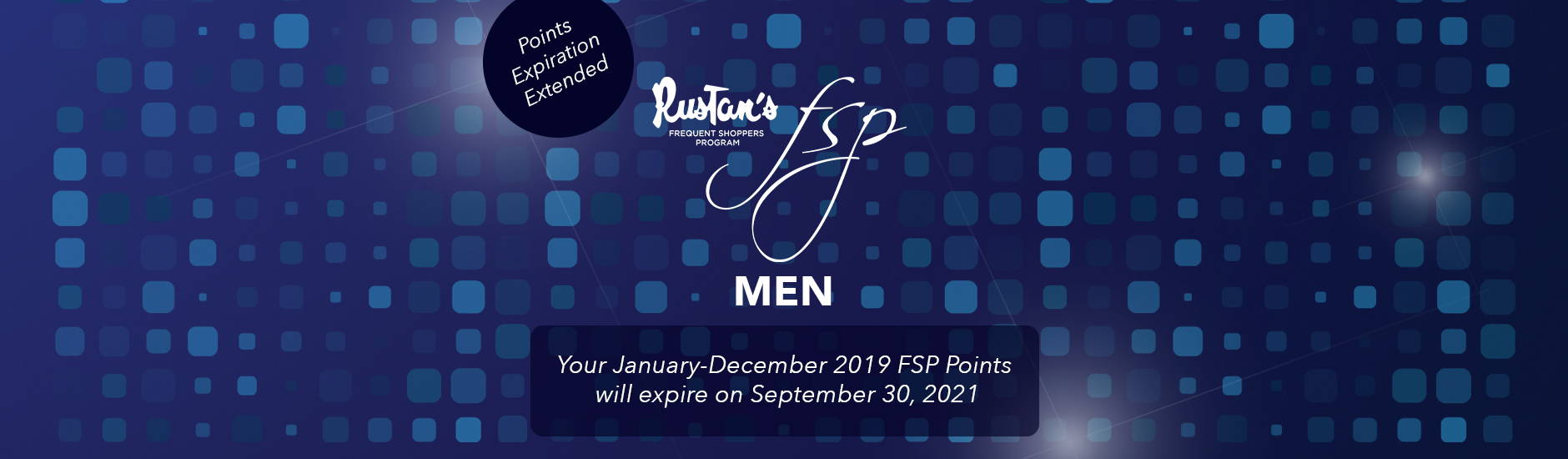 EXTENDED: Your FSP Points Are Waiting - Men