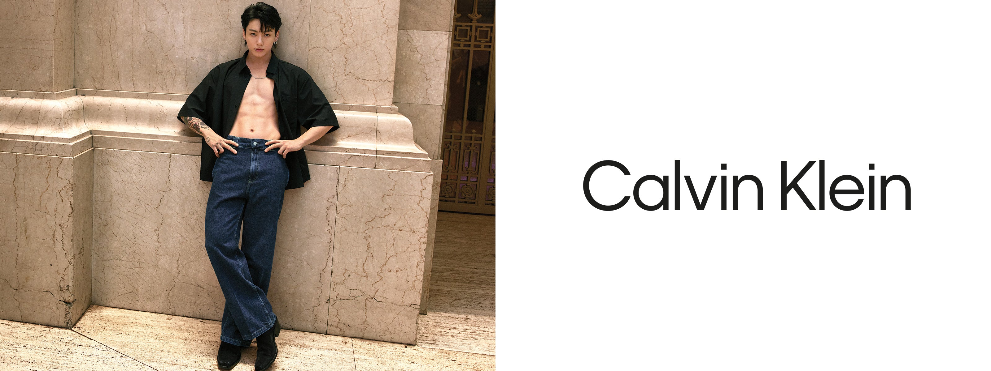 Buy Calvin Klein Logo Tape Rib Knit Body T-Shirt Dress - Calvin Klein Jeans  in CK Black 2024 Online