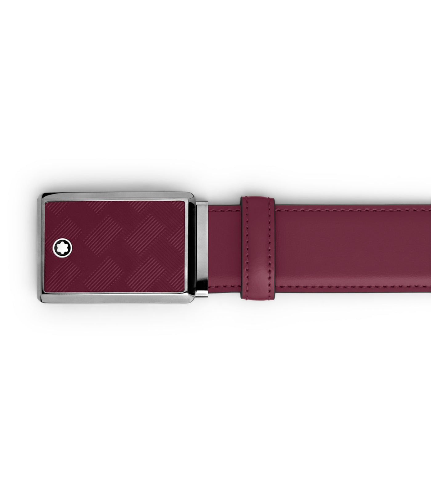 Leather 35mm Belt Cassis