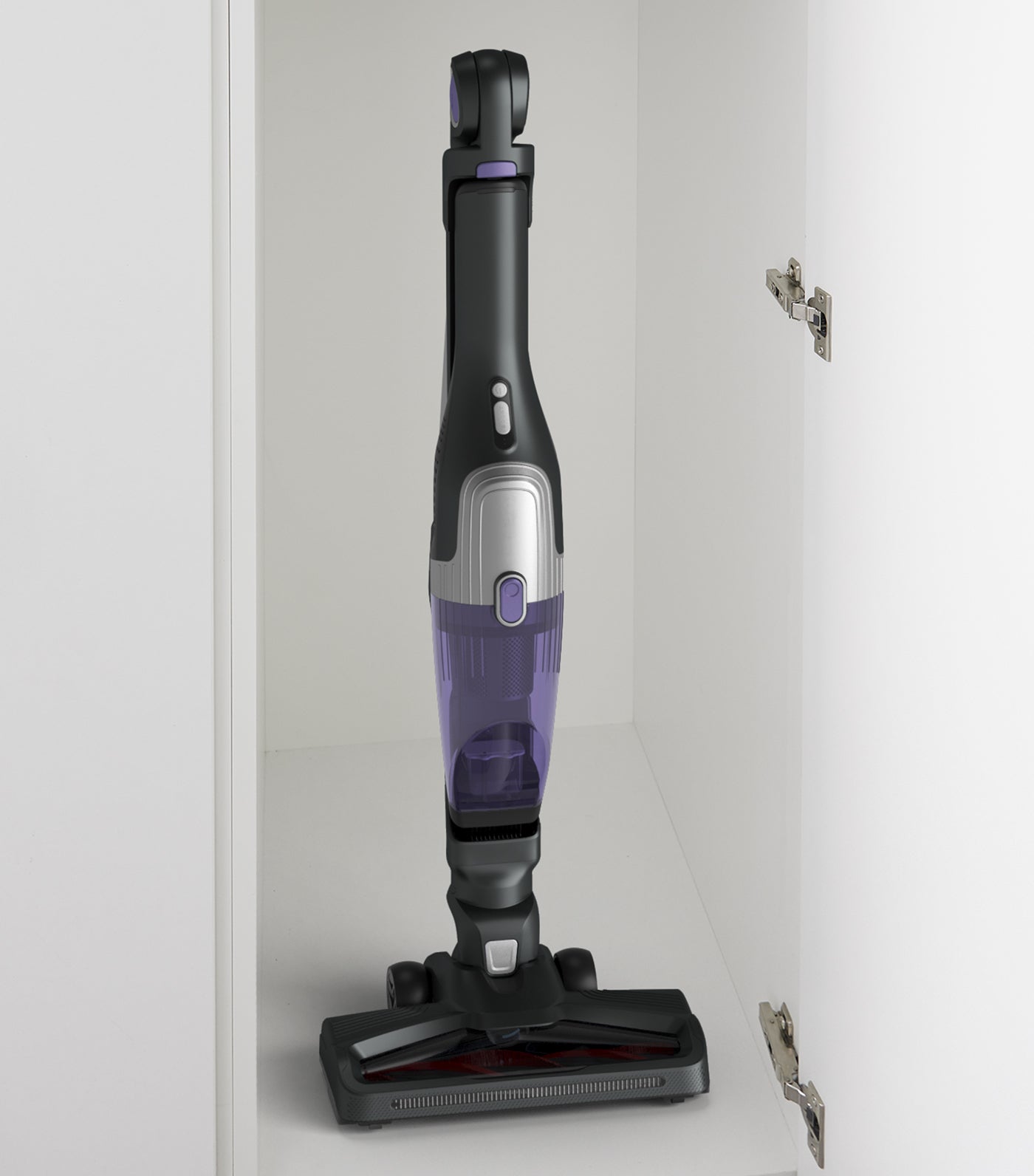 XTREM Compact Cordless Vacuum Cleaner 2-in-1 Purple and Black