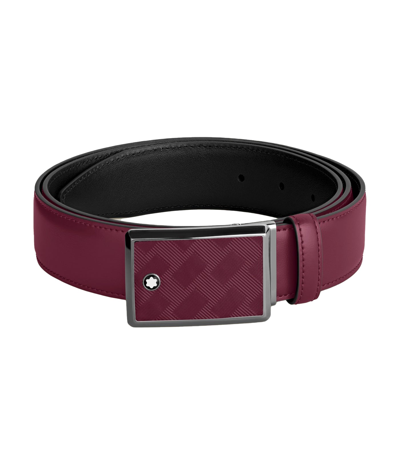 Leather 35mm Belt Cassis