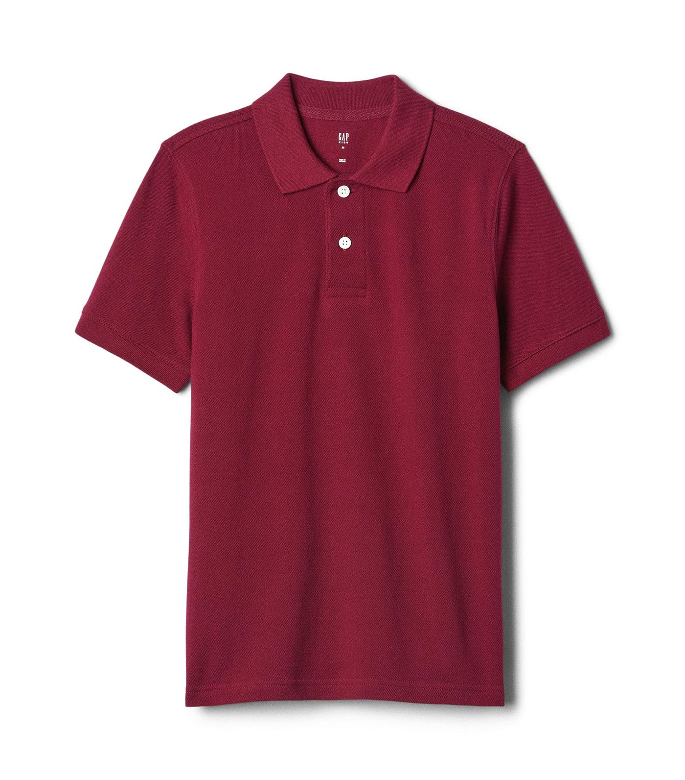 Kids Pique Polo Shirt Red Delicious